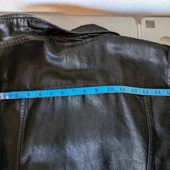 All Saints Black Jean Jacket - Picture 14 of 16